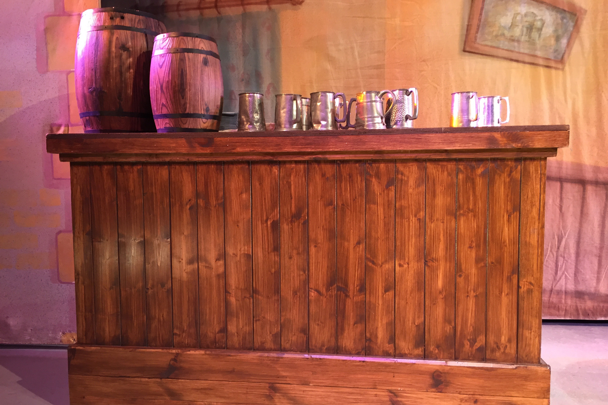Bar with Barrels and Tankards
